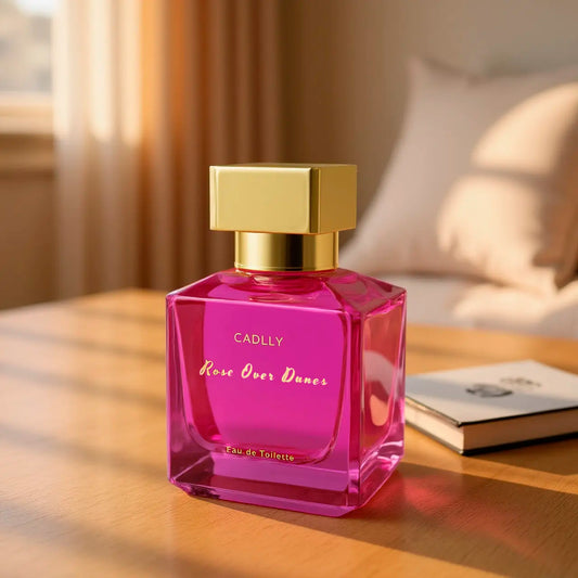 CADLLY Rose Over Dunes EDT perfume with spicy rose and amber notes, 50ml